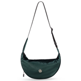 SOFT GLOSSY CROSS BAG_DEEP GREEN