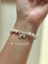 Butterfly White Dew パールブレスレット
