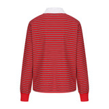 ソフィー レッド ストライプ カラー Tシャツ