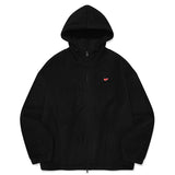 チェリーフリースフーディージップアップ [BLACK]