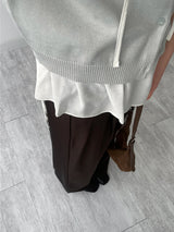 Viscose Raglan Round Neck Cardigan