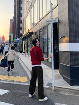 LMN Larkle 16 エンブロイダリーヘリンボーンビゾパンツ (3 colors)