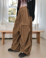 メルティリベットコーデュロイワイドパンツ