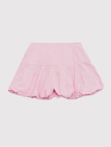 バルーンフィットコットンミニスカート Barbie pink