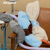 Cute sweet bow strip neck pillow