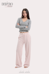 mood check cotton banding casual pants (REGULAR TYPE)