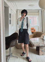 Nation seersucker overfit shirt