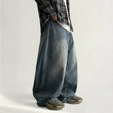 Nets Washing Wide Denim Pants