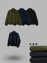 Side-stripe track jacket 3COLOR