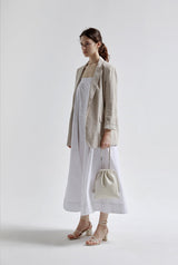 LUZIN MINI シープスキンショルダーバッグ / Bright Ivory