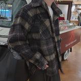 3 TAP Hairy Wool Check Jacket (2color)