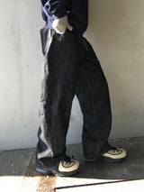 Throw Indigo Embo Washed Denim Pants