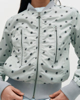 Dot Graphic Windbreaker _ GREY