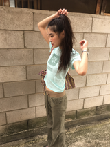 Cracker banding bootcut pants (2color)