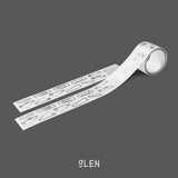 PET Silver Foil Pin & Clips Kiss Cut Tape