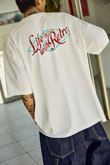 ライフレトロ半袖Tシャツ