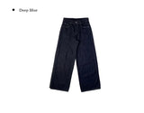 Muel Back Adjust Roll-Up Raw Denim Pants