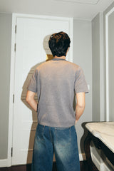DVRK プリヴェハートロゴボクシーニッティドTシャツ - GREY