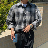 2 Low String Check Shirt (3color)