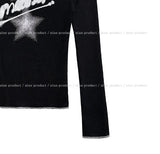 Medus cutting boat neck long sleeve