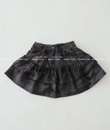 Camo cancan mini skirt