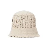 VA Plate Crochet Bucket Hat / Ivory
