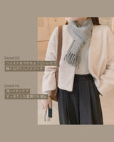 【MADE】ノーカラーバックルジャケット