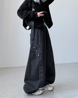 Denji Placket Wide Denim