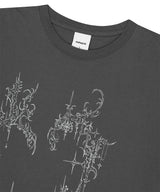 HEART TATTOO TEE_CHARCOAL
