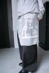 flower layered wrap skirt(2colors)