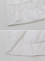 #Lace Tiered Mini Skirt (2color)