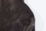 Denver Black Leather Zip-Up Jacket 233313027