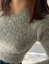 Loveholic necklace (silver)