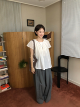 フォグピンタックパンツ
