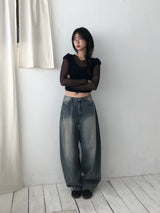 ドットレイヤリングTシャツ