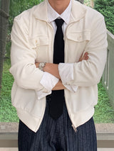 Moru Golden Crop Jacket (Men's Jacket / Corduroy Cardigan)