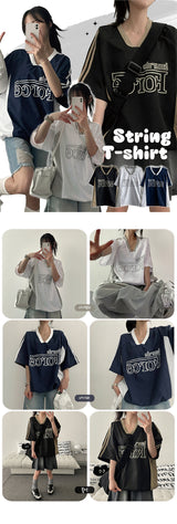 デフォーストリングTシャツ