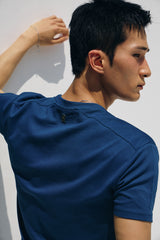 Cool curve half t-shirts(Aquablue)