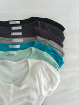 ラロムパフ半袖Tシャツ