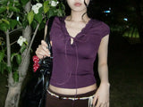 Vintage Rose Puff Top