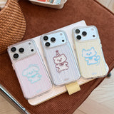 ミニマル アニマル ストライプ クリア ソフト iPhoneケース (iPhone 13–17 Series)
