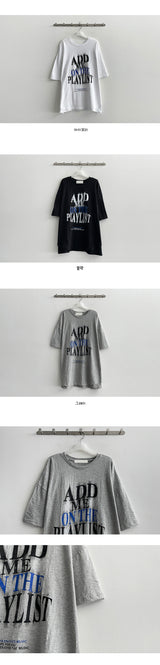 アドオーバーフィットTシャツ