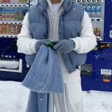 Hour Open Semi-Over Wellon Padded Vest