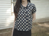 rune dot blouse