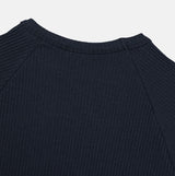 マイルラグランリブマッスル長袖Tシャツ