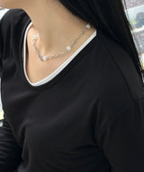 snow ball necklace