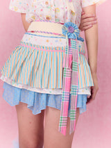 Best Day Ever Overlay Skirt Belt (Blue)