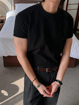 [Premium] Heavy Cotton Muscle Short Sleeve T Shirt (2color)