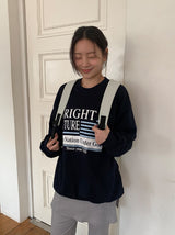 [unisex] Limanne Printing Over Sweatshirt