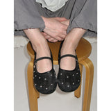 Bliss 0025. Stud Mesh Flat - 3colors